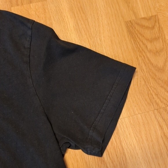 Hurley T-shirt Men's Size Medium Black Hawaiian T-Shirt Short Sleeve - Picture 7 of 7